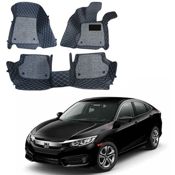 Honda-Civic-X-High-Quality-9D-Mat-Black-Model-2018-2020 Honda Civic-X High Quality 9D Mat Black – Model 2018-2020