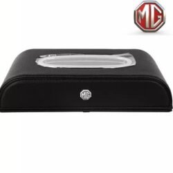 Car Tissue Box High Quality – MG Logo – Leather Black