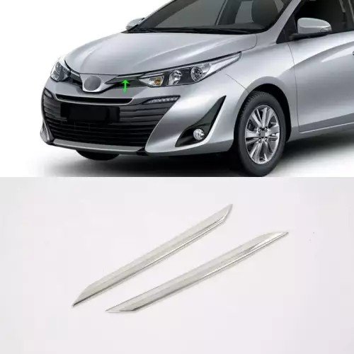 Toyota Yaris Front Grill Chrome Trim – Model 2020